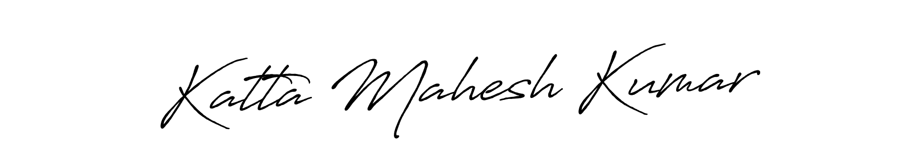 How to Draw Katta Mahesh Kumar signature style? Antro_Vectra_Bolder is a latest design signature styles for name Katta Mahesh Kumar. Katta Mahesh Kumar signature style 7 images and pictures png