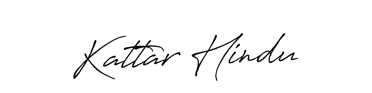 The best way (Antro_Vectra_Bolder) to make a short signature is to pick only two or three words in your name. The name Kattar Hindu include a total of six letters. For converting this name. Kattar Hindu signature style 7 images and pictures png