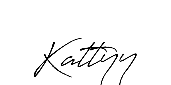 Similarly Antro_Vectra_Bolder is the best handwritten signature design. Signature creator online .You can use it as an online autograph creator for name Kattyy. Kattyy signature style 7 images and pictures png