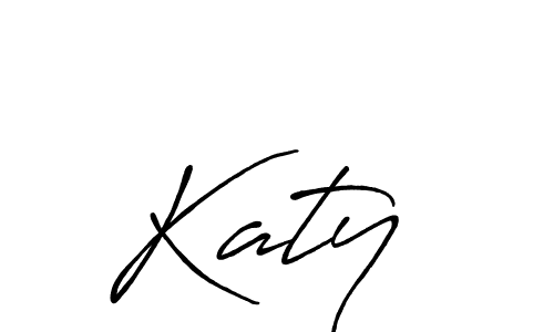 Make a beautiful signature design for name Katy . With this signature (Antro_Vectra_Bolder) style, you can create a handwritten signature for free. Katy  signature style 7 images and pictures png