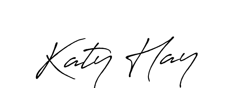 Once you've used our free online signature maker to create your best signature Antro_Vectra_Bolder style, it's time to enjoy all of the benefits that Katy Hay name signing documents. Katy Hay signature style 7 images and pictures png