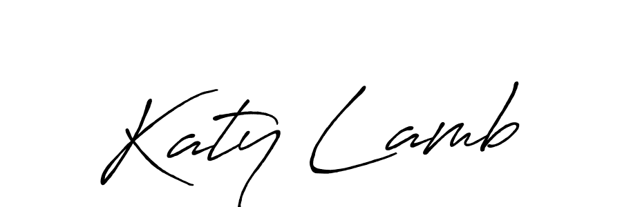 It looks lik you need a new signature style for name Katy Lamb. Design unique handwritten (Antro_Vectra_Bolder) signature with our free signature maker in just a few clicks. Katy Lamb signature style 7 images and pictures png