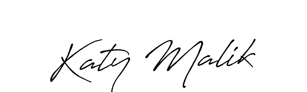 Use a signature maker to create a handwritten signature online. With this signature software, you can design (Antro_Vectra_Bolder) your own signature for name Katy Malik. Katy Malik signature style 7 images and pictures png