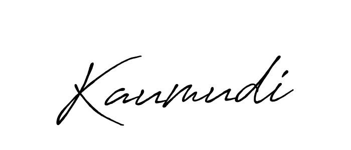 Use a signature maker to create a handwritten signature online. With this signature software, you can design (Antro_Vectra_Bolder) your own signature for name Kaumudi. Kaumudi signature style 7 images and pictures png