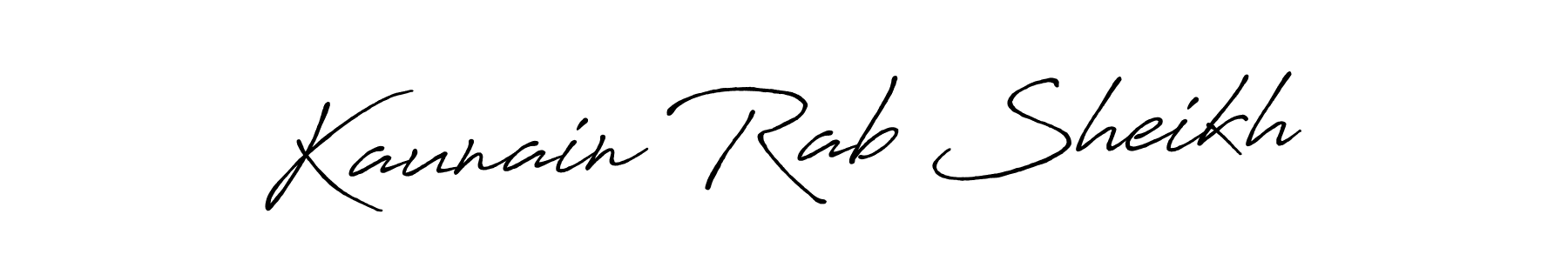 Here are the top 10 professional signature styles for the name Kaunain Rab Sheikh. These are the best autograph styles you can use for your name. Kaunain Rab Sheikh signature style 7 images and pictures png