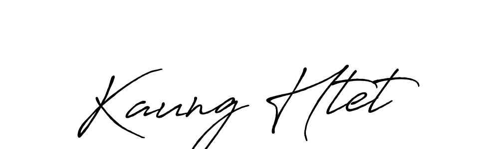 Also You can easily find your signature by using the search form. We will create Kaung Htet name handwritten signature images for you free of cost using Antro_Vectra_Bolder sign style. Kaung Htet signature style 7 images and pictures png