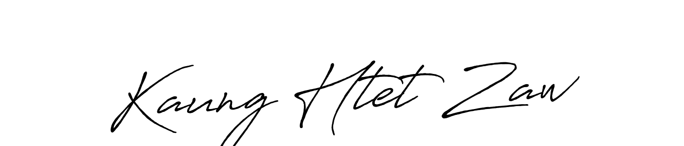 The best way (Antro_Vectra_Bolder) to make a short signature is to pick only two or three words in your name. The name Kaung Htet Zaw include a total of six letters. For converting this name. Kaung Htet Zaw signature style 7 images and pictures png