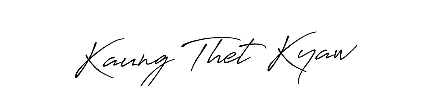 Also You can easily find your signature by using the search form. We will create Kaung Thet Kyaw name handwritten signature images for you free of cost using Antro_Vectra_Bolder sign style. Kaung Thet Kyaw signature style 7 images and pictures png