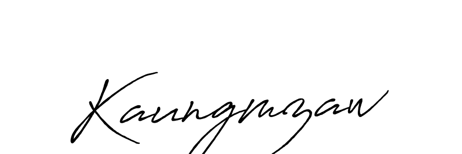This is the best signature style for the Kaungmzaw name. Also you like these signature font (Antro_Vectra_Bolder). Mix name signature. Kaungmzaw signature style 7 images and pictures png