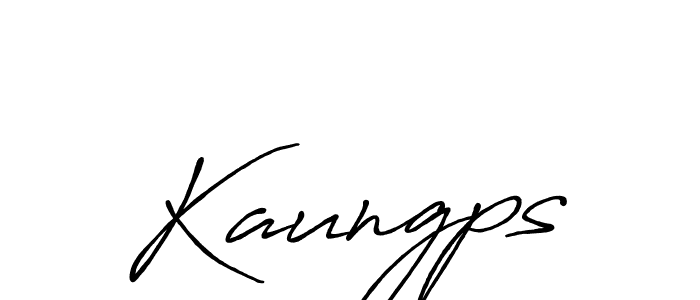 if you are searching for the best signature style for your name Kaungps. so please give up your signature search. here we have designed multiple signature styles  using Antro_Vectra_Bolder. Kaungps signature style 7 images and pictures png