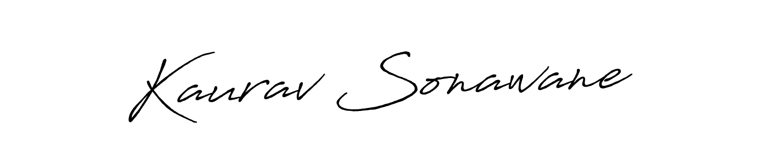 This is the best signature style for the Kaurav Sonawane name. Also you like these signature font (Antro_Vectra_Bolder). Mix name signature. Kaurav Sonawane signature style 7 images and pictures png