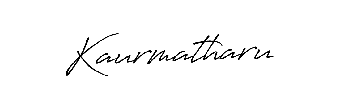 How to make Kaurmatharu signature? Antro_Vectra_Bolder is a professional autograph style. Create handwritten signature for Kaurmatharu name. Kaurmatharu signature style 7 images and pictures png