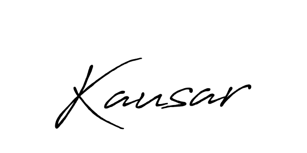 Also we have Kausar name is the best signature style. Create professional handwritten signature collection using Antro_Vectra_Bolder autograph style. Kausar signature style 7 images and pictures png