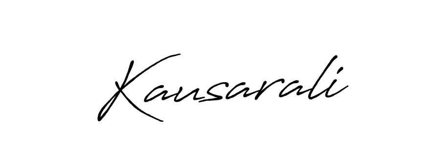 Create a beautiful signature design for name Kausarali. With this signature (Antro_Vectra_Bolder) fonts, you can make a handwritten signature for free. Kausarali signature style 7 images and pictures png