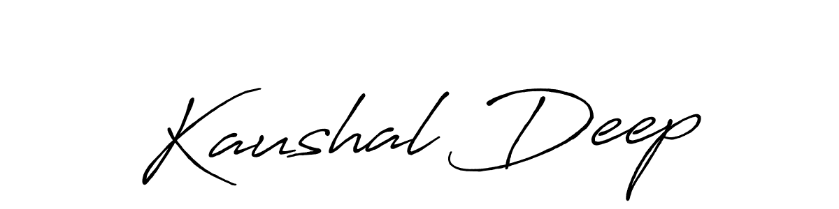 How to make Kaushal Deep signature? Antro_Vectra_Bolder is a professional autograph style. Create handwritten signature for Kaushal Deep name. Kaushal Deep signature style 7 images and pictures png