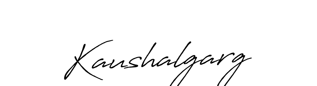 Design your own signature with our free online signature maker. With this signature software, you can create a handwritten (Antro_Vectra_Bolder) signature for name Kaushalgarg. Kaushalgarg signature style 7 images and pictures png