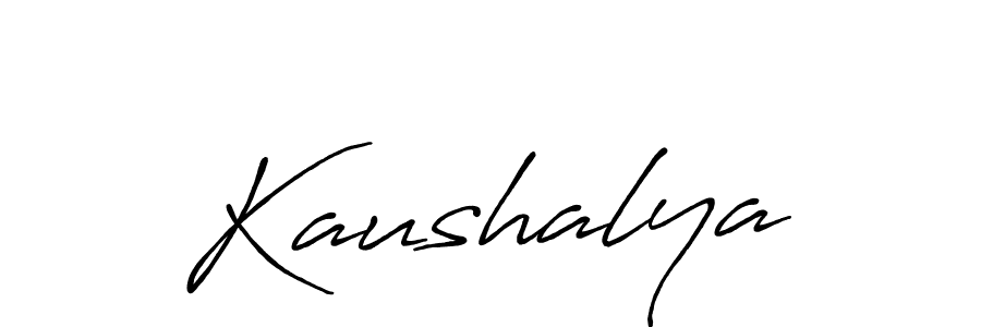 Make a beautiful signature design for name Kaushalya. Use this online signature maker to create a handwritten signature for free. Kaushalya signature style 7 images and pictures png