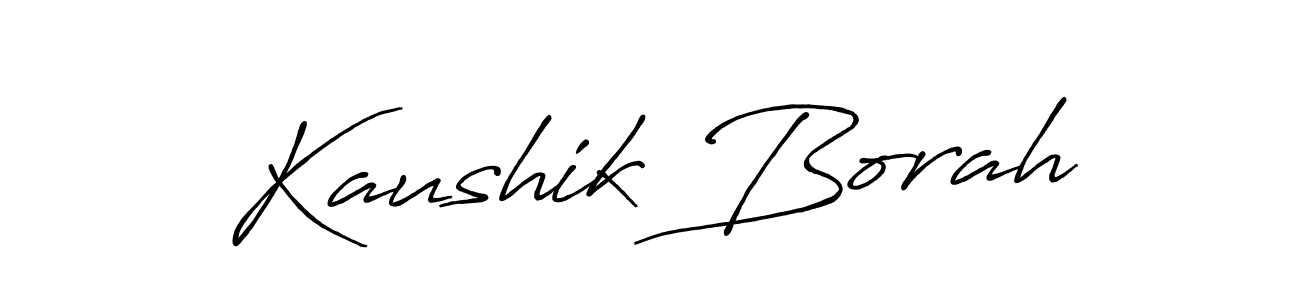 It looks lik you need a new signature style for name Kaushik Borah. Design unique handwritten (Antro_Vectra_Bolder) signature with our free signature maker in just a few clicks. Kaushik Borah signature style 7 images and pictures png