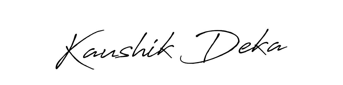 if you are searching for the best signature style for your name Kaushik Deka. so please give up your signature search. here we have designed multiple signature styles  using Antro_Vectra_Bolder. Kaushik Deka signature style 7 images and pictures png