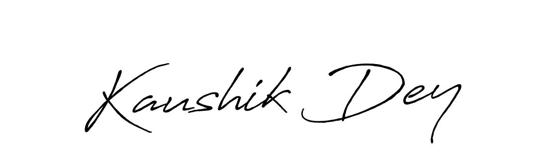 It looks lik you need a new signature style for name Kaushik Dey. Design unique handwritten (Antro_Vectra_Bolder) signature with our free signature maker in just a few clicks. Kaushik Dey signature style 7 images and pictures png