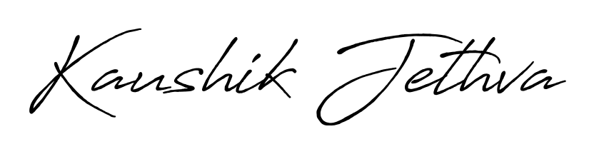 Download transparent PNG signature for name Kaushik Jethva styled with Antro_Vectra_Bolder font. Ready to paste directly into PDF and Word agreements. Kaushik Jethva signature style 7 images and pictures png