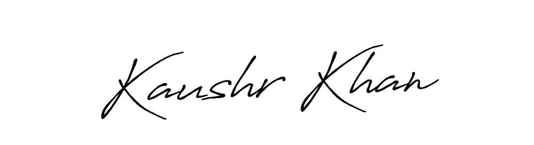 Here are the top 10 professional signature styles for the name Kaushr Khan. These are the best autograph styles you can use for your name. Kaushr Khan signature style 7 images and pictures png