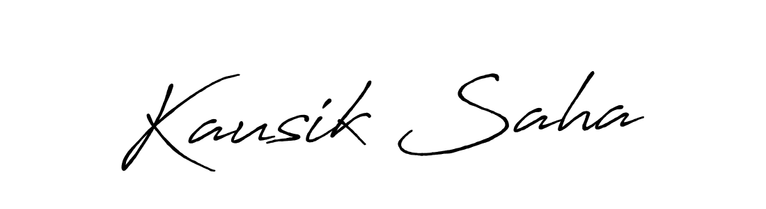 How to Draw Kausik Saha signature style? Antro_Vectra_Bolder is a latest design signature styles for name Kausik Saha. Kausik Saha signature style 7 images and pictures png