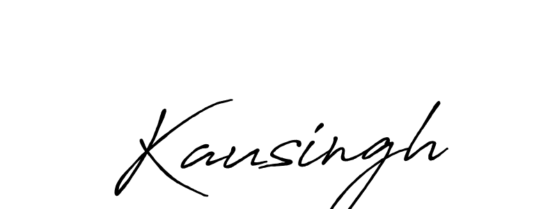 Design your own signature with our free online signature maker. With this signature software, you can create a handwritten (Antro_Vectra_Bolder) signature for name Kausingh. Kausingh signature style 7 images and pictures png
