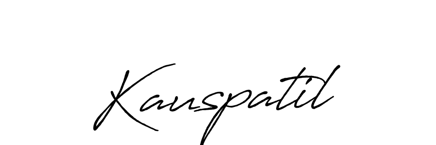 Similarly Antro_Vectra_Bolder is the best handwritten signature design. Signature creator online .You can use it as an online autograph creator for name Kauspatil. Kauspatil signature style 7 images and pictures png