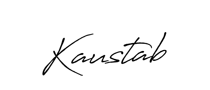 Use a signature maker to create a handwritten signature online. With this signature software, you can design (Antro_Vectra_Bolder) your own signature for name Kaustab. Kaustab signature style 7 images and pictures png