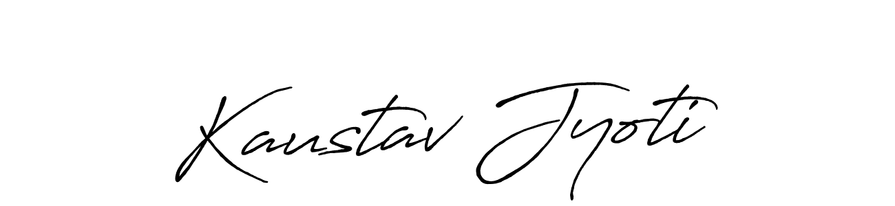 Use a signature maker to create a handwritten signature online. With this signature software, you can design (Antro_Vectra_Bolder) your own signature for name Kaustav Jyoti. Kaustav Jyoti signature style 7 images and pictures png