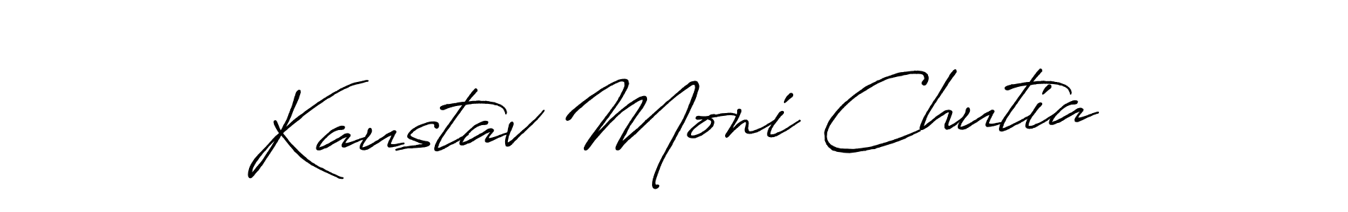 Make a short Kaustav Moni Chutia signature style. Manage your documents anywhere anytime using Antro_Vectra_Bolder. Create and add eSignatures, submit forms, share and send files easily. Kaustav Moni Chutia signature style 7 images and pictures png