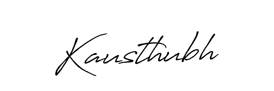 Design your own signature with our free online signature maker. With this signature software, you can create a handwritten (Antro_Vectra_Bolder) signature for name Kausthubh. Kausthubh signature style 7 images and pictures png