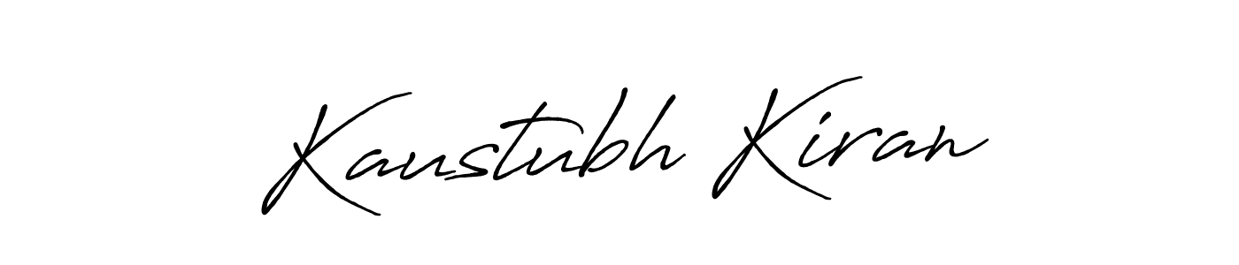 Use a signature maker to create a handwritten signature online. With this signature software, you can design (Antro_Vectra_Bolder) your own signature for name Kaustubh Kiran. Kaustubh Kiran signature style 7 images and pictures png