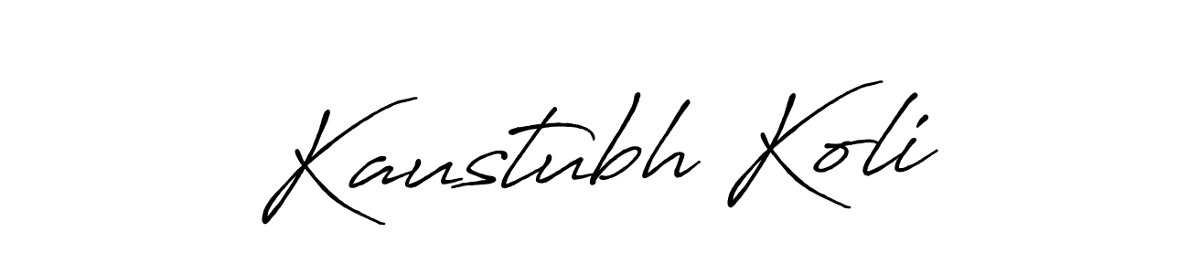 How to Draw Kaustubh Koli signature style? Antro_Vectra_Bolder is a latest design signature styles for name Kaustubh Koli. Kaustubh Koli signature style 7 images and pictures png