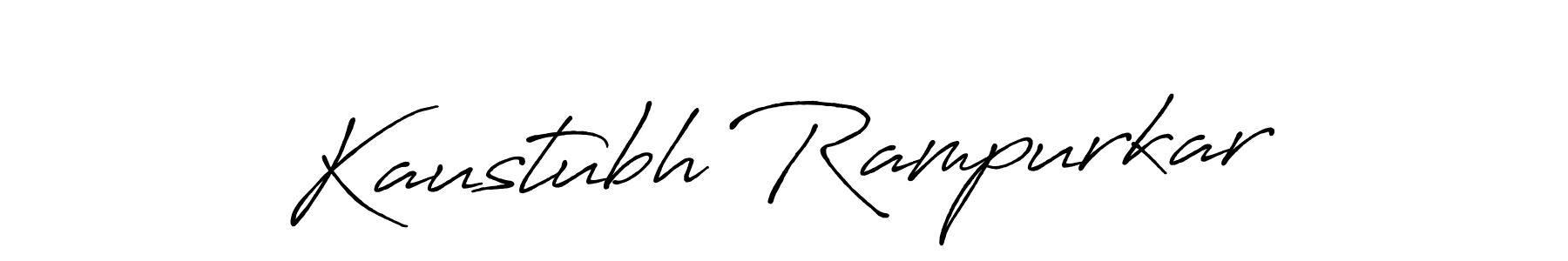 Make a beautiful signature design for name Kaustubh Rampurkar. Use this online signature maker to create a handwritten signature for free. Kaustubh Rampurkar signature style 7 images and pictures png