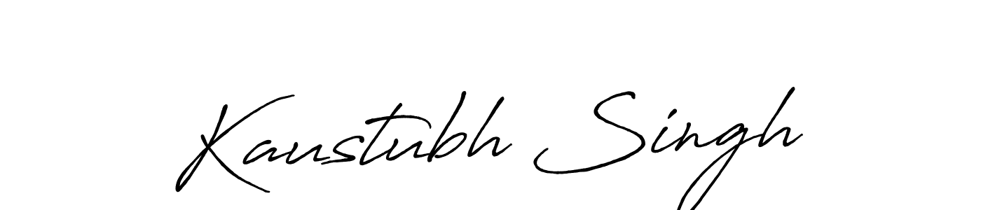 Use a signature maker to create a handwritten signature online. With this signature software, you can design (Antro_Vectra_Bolder) your own signature for name Kaustubh Singh. Kaustubh Singh signature style 7 images and pictures png