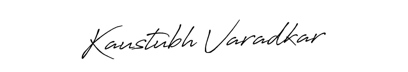 Also we have Kaustubh Varadkar name is the best signature style. Create professional handwritten signature collection using Antro_Vectra_Bolder autograph style. Kaustubh Varadkar signature style 7 images and pictures png