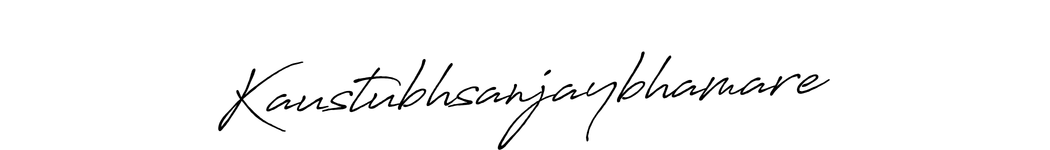 You should practise on your own different ways (Antro_Vectra_Bolder) to write your name (Kaustubhsanjaybhamare) in signature. don't let someone else do it for you. Kaustubhsanjaybhamare signature style 7 images and pictures png