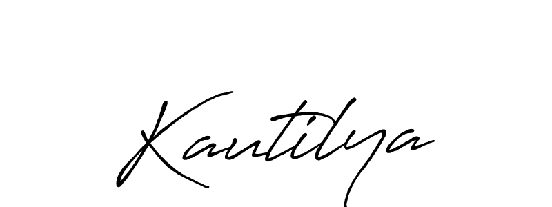 Make a beautiful signature design for name Kautilya. Use this online signature maker to create a handwritten signature for free. Kautilya signature style 7 images and pictures png