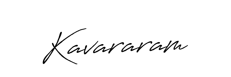 Make a beautiful signature design for name Kavararam. With this signature (Antro_Vectra_Bolder) style, you can create a handwritten signature for free. Kavararam signature style 7 images and pictures png