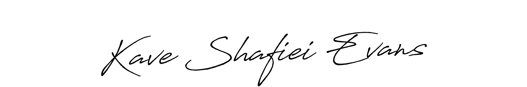 Make a short Kave Shafiei Evans signature style. Manage your documents anywhere anytime using Antro_Vectra_Bolder. Create and add eSignatures, submit forms, share and send files easily. Kave Shafiei Evans signature style 7 images and pictures png