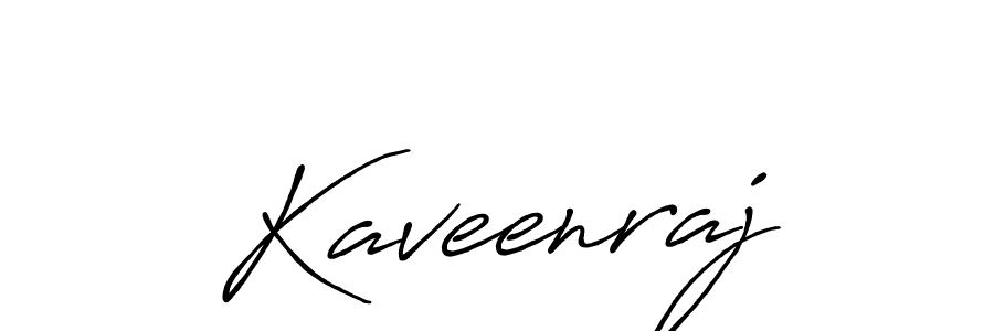 Make a beautiful signature design for name Kaveenraj. With this signature (Antro_Vectra_Bolder) style, you can create a handwritten signature for free. Kaveenraj signature style 7 images and pictures png