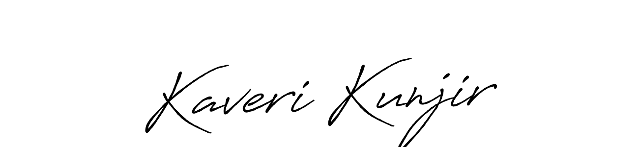 Antro_Vectra_Bolder is a professional signature style that is perfect for those who want to add a touch of class to their signature. It is also a great choice for those who want to make their signature more unique. Get Kaveri Kunjir name to fancy signature for free. Kaveri Kunjir signature style 7 images and pictures png