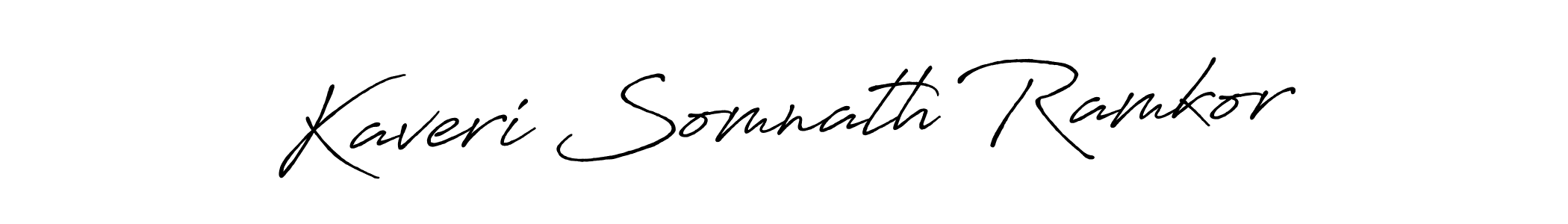 Use a signature maker to create a handwritten signature online. With this signature software, you can design (Antro_Vectra_Bolder) your own signature for name Kaveri Somnath Ramkor. Kaveri Somnath Ramkor signature style 7 images and pictures png