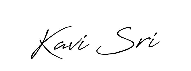 You should practise on your own different ways (Antro_Vectra_Bolder) to write your name (Kavi Sri) in signature. don't let someone else do it for you. Kavi Sri signature style 7 images and pictures png