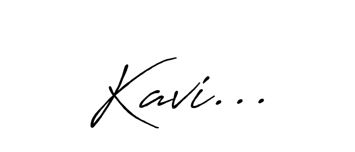 Once you've used our free online signature maker to create your best signature Antro_Vectra_Bolder style, it's time to enjoy all of the benefits that Kavi... name signing documents. Kavi... signature style 7 images and pictures png