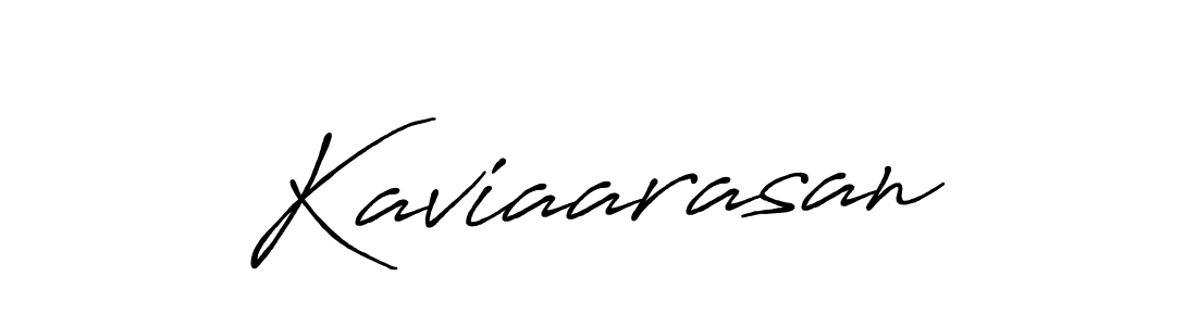 Also You can easily find your signature by using the search form. We will create Kaviaarasan name handwritten signature images for you free of cost using Antro_Vectra_Bolder sign style. Kaviaarasan signature style 7 images and pictures png