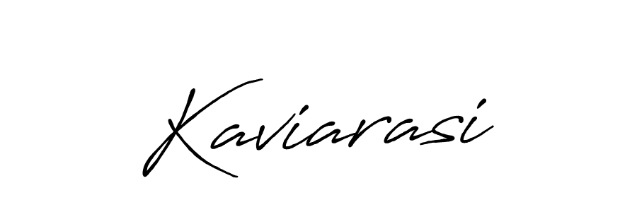Make a beautiful signature design for name Kaviarasi. With this signature (Antro_Vectra_Bolder) style, you can create a handwritten signature for free. Kaviarasi signature style 7 images and pictures png