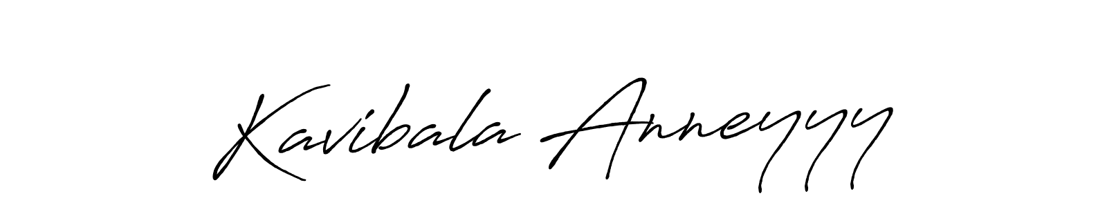 Kavibala Anneyyy stylish signature style. Best Handwritten Sign (Antro_Vectra_Bolder) for my name. Handwritten Signature Collection Ideas for my name Kavibala Anneyyy. Kavibala Anneyyy signature style 7 images and pictures png